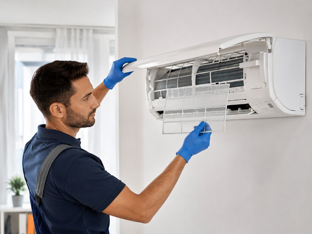 Air conditioner maintenance and cleaning